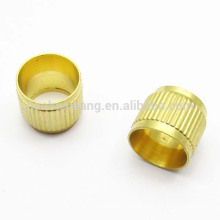 Straight knurling brass bushing for switch